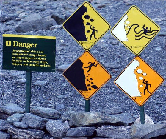 Peligro Fox Glacier